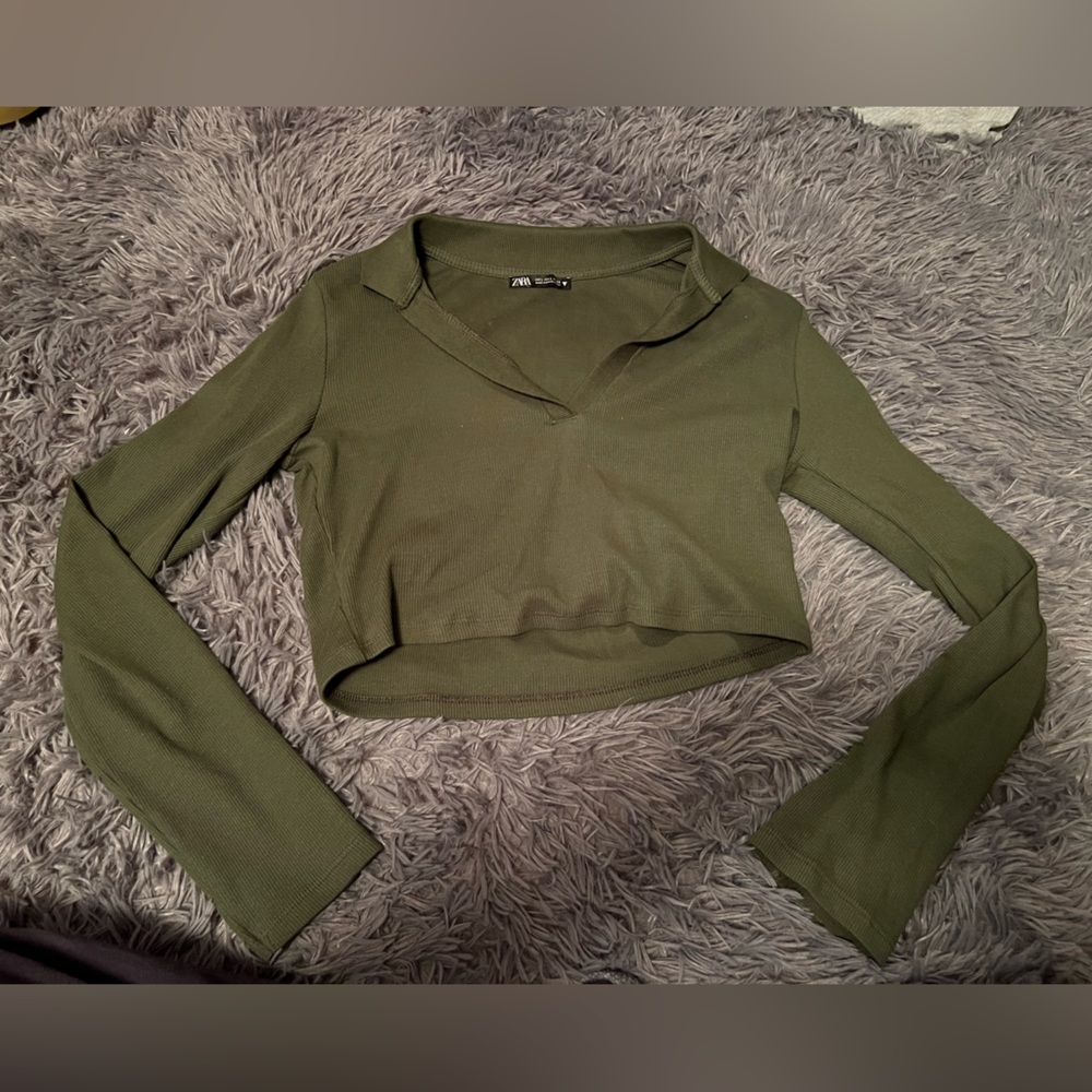 Zara, cropped long sleeve